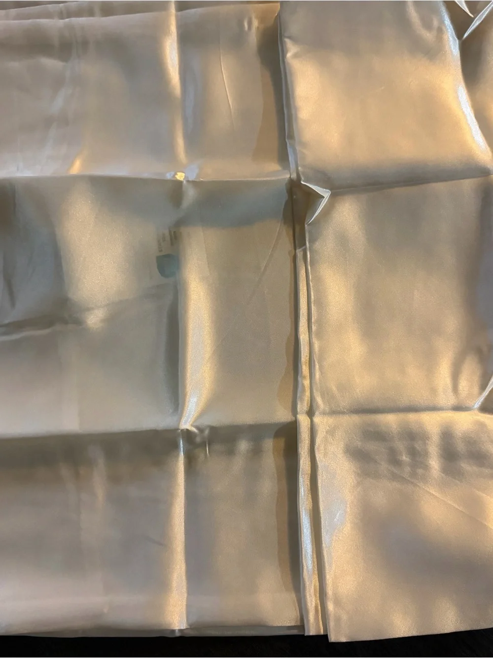 Beige Silk Pillowcases
